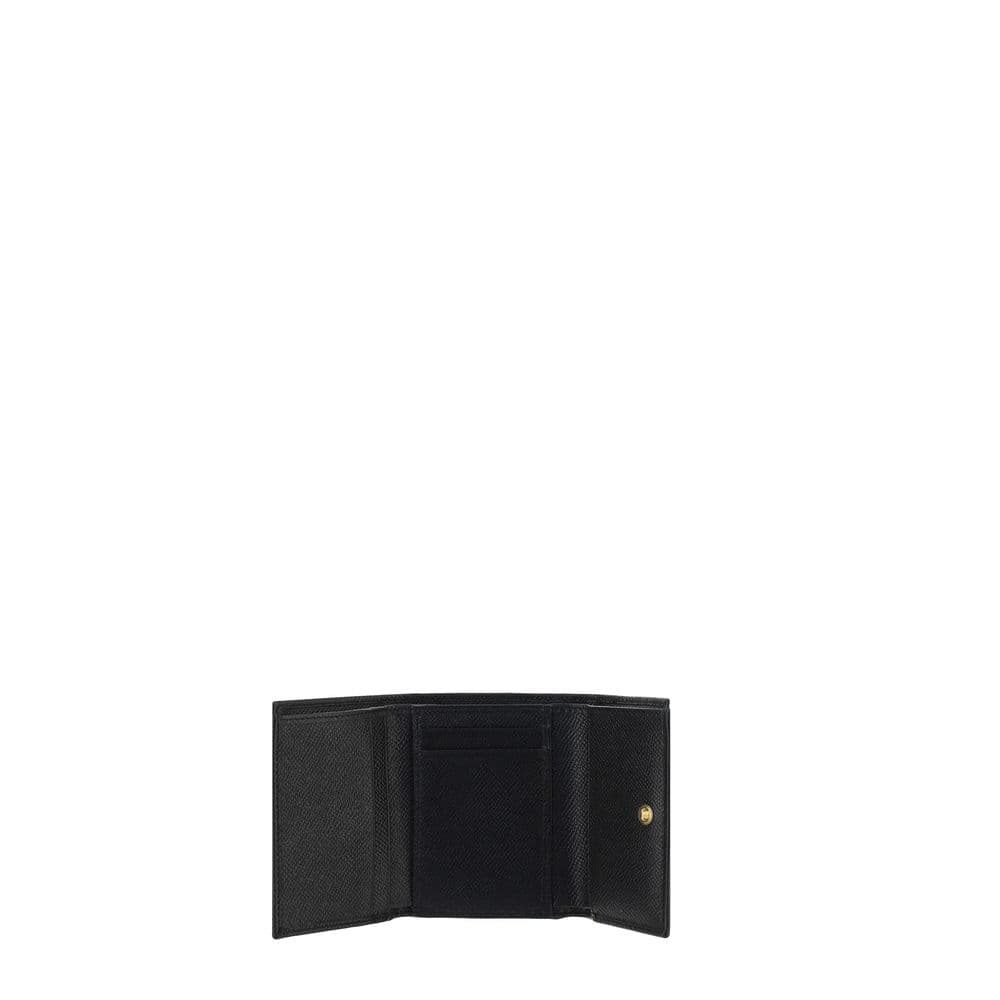 Dolce & Gabbana Black Calf Leather Bos Taurus Wallet - 3