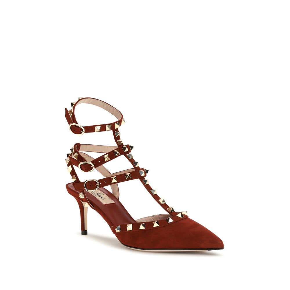 Valentino Garavani Multicolor Suede Leather High Heel Pumps - 2