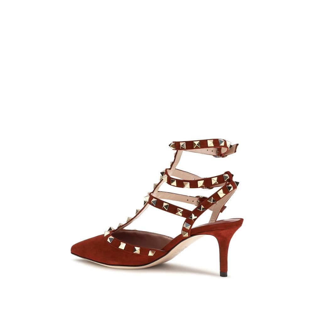 Valentino Garavani Multicolor Suede Leather High Heel Pumps - 3