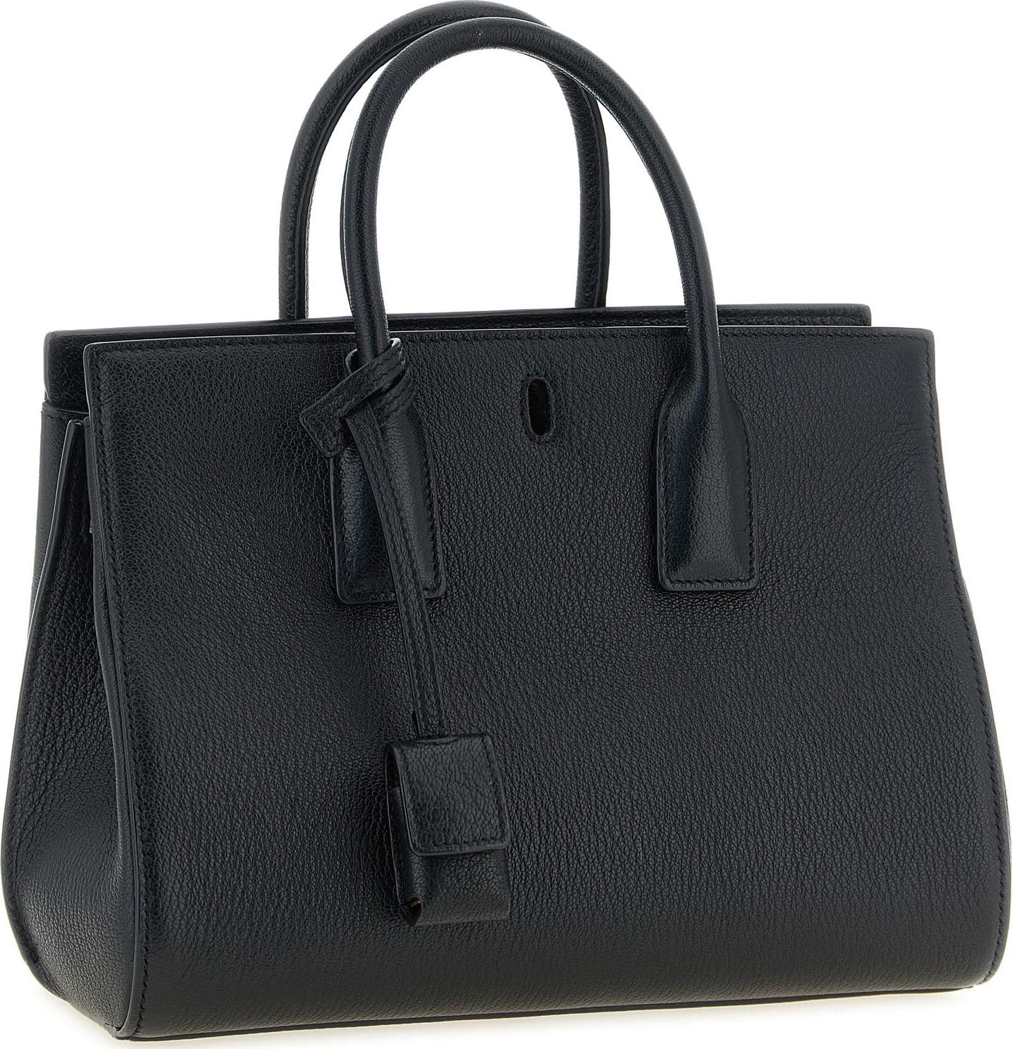 Saint Laurent Black Goatskin Handbag - 4