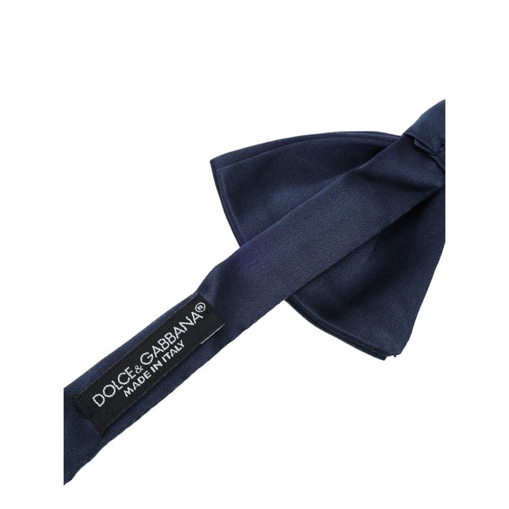 Dolce & Gabbana Blue Silk Bowtie - 3
