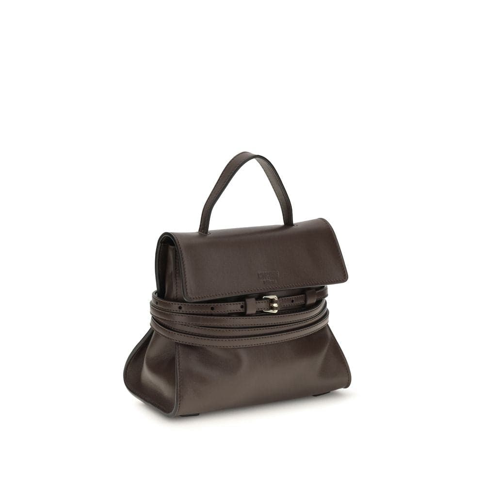 Moschino Brown Goatskin Handbag - 2