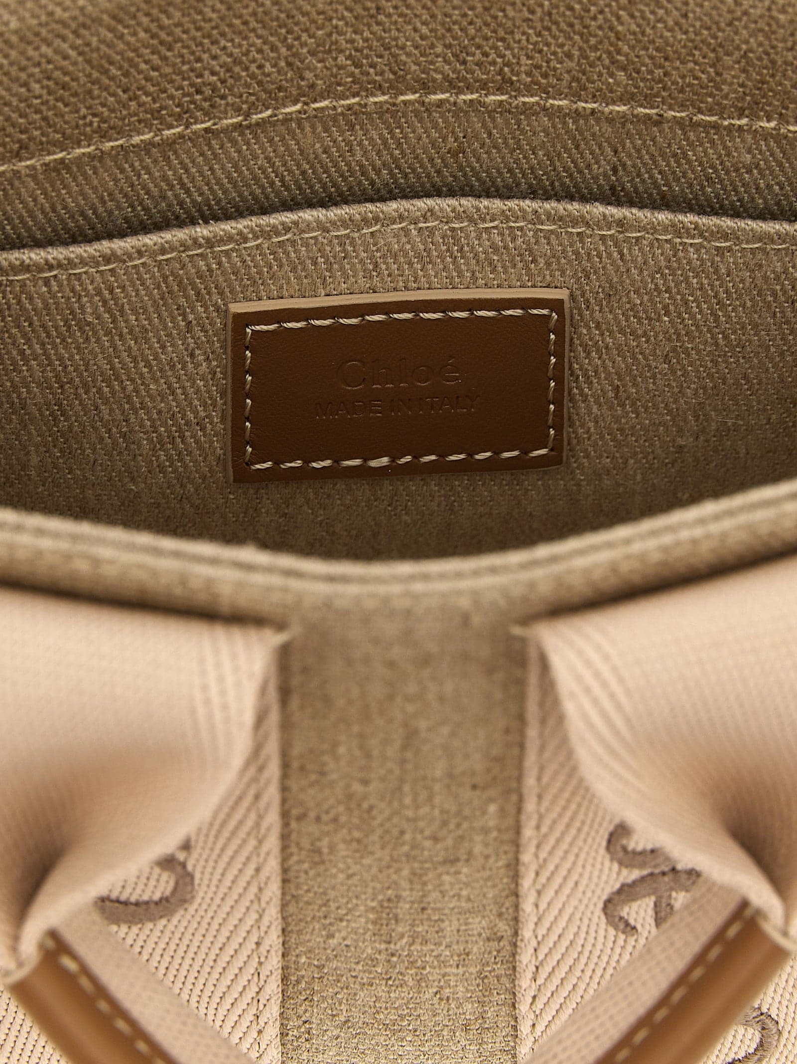 Chloé Multicolor Linen Handbag - 4