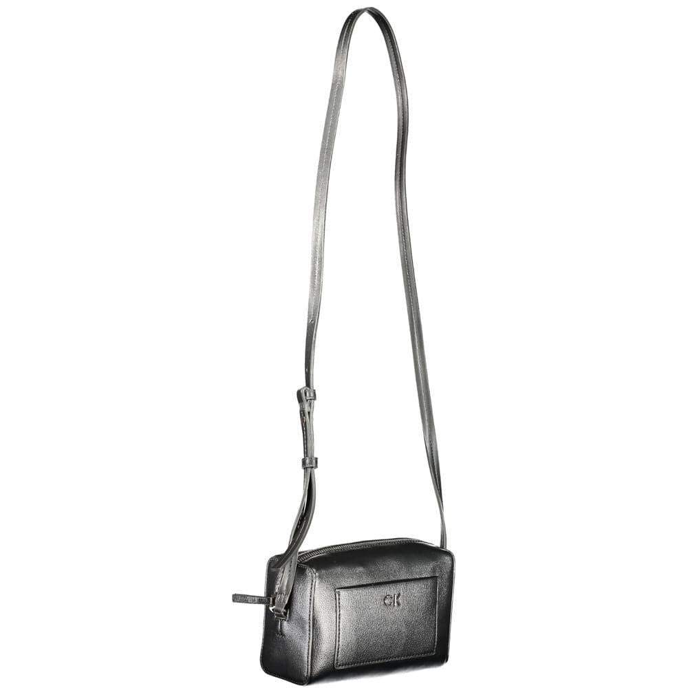 Calvin Klein Black Polyester Women Shoulder Bag - 3