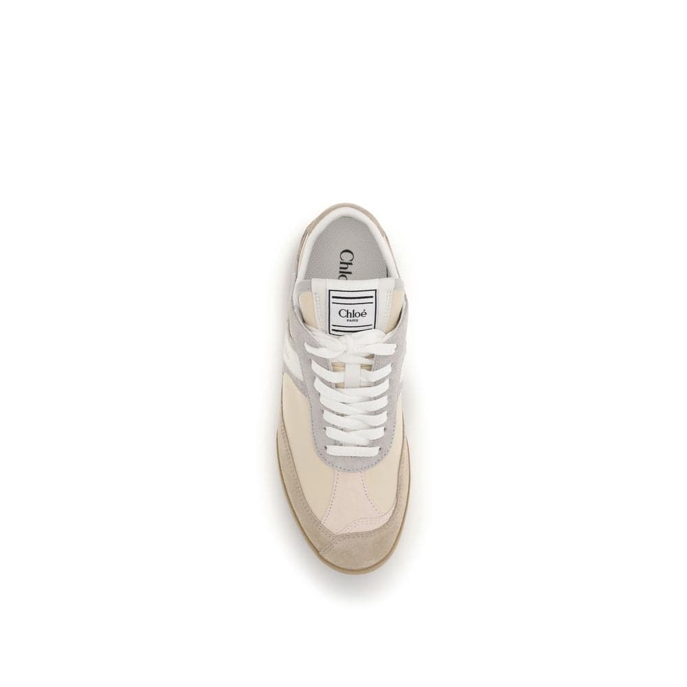 Chloé Beige Calf Leather Bos Taurus Athletic Sneakers - 4