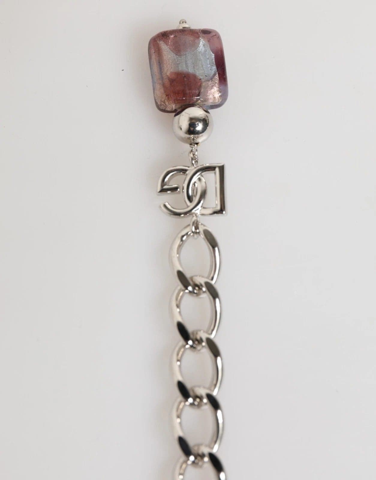 Dolce & Gabbana Multicolor Murano Glass Beads Brass Zamak Necklace - 2