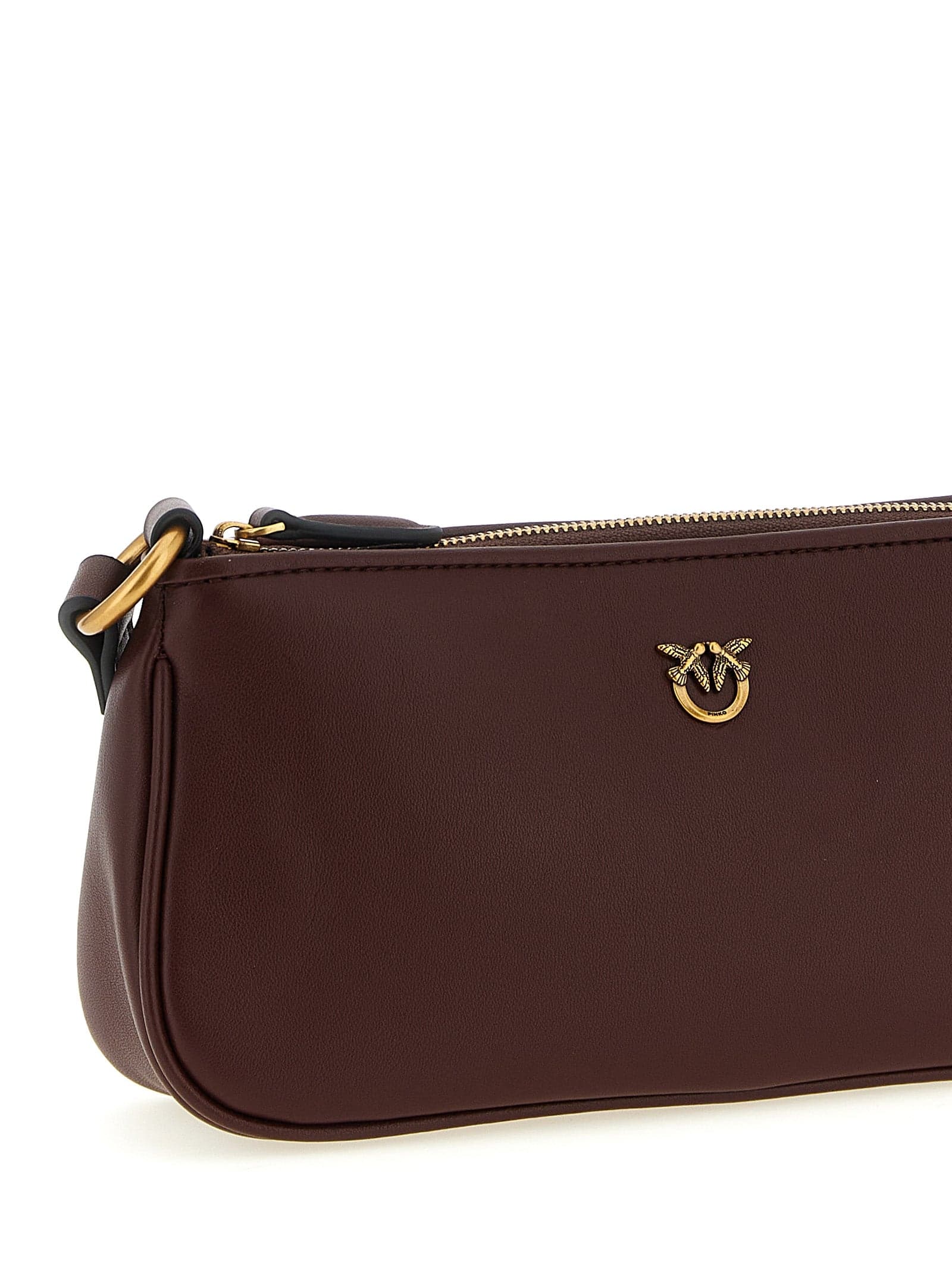 PINKO Bordeaux Cowhide Crossbody Bag - 3