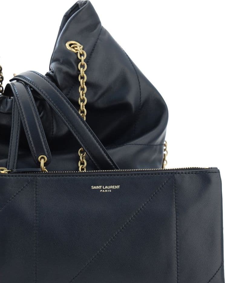 Saint Laurent Black Lamb Ovis Aries Aries Shoulder Bag - 4