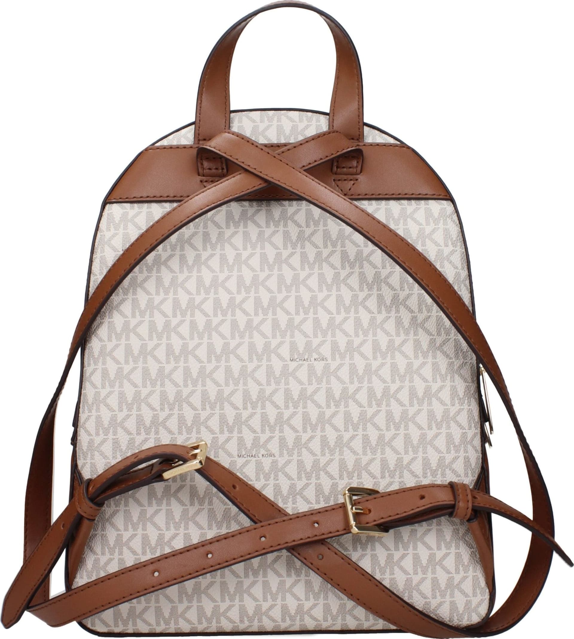 Michael Kors Beige Fabric Backpack - 3