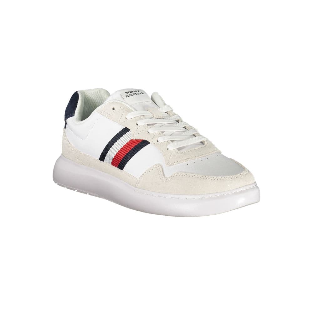 Tommy Hilfiger White Polyurethane Men Sneaker - 2