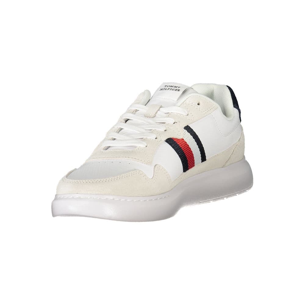 Tommy Hilfiger White Polyurethane Men Sneaker - 3