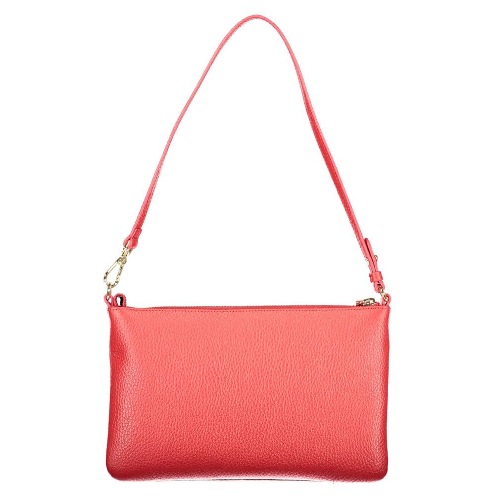 Coccinelle Rosso Leather Women Handbag - 2