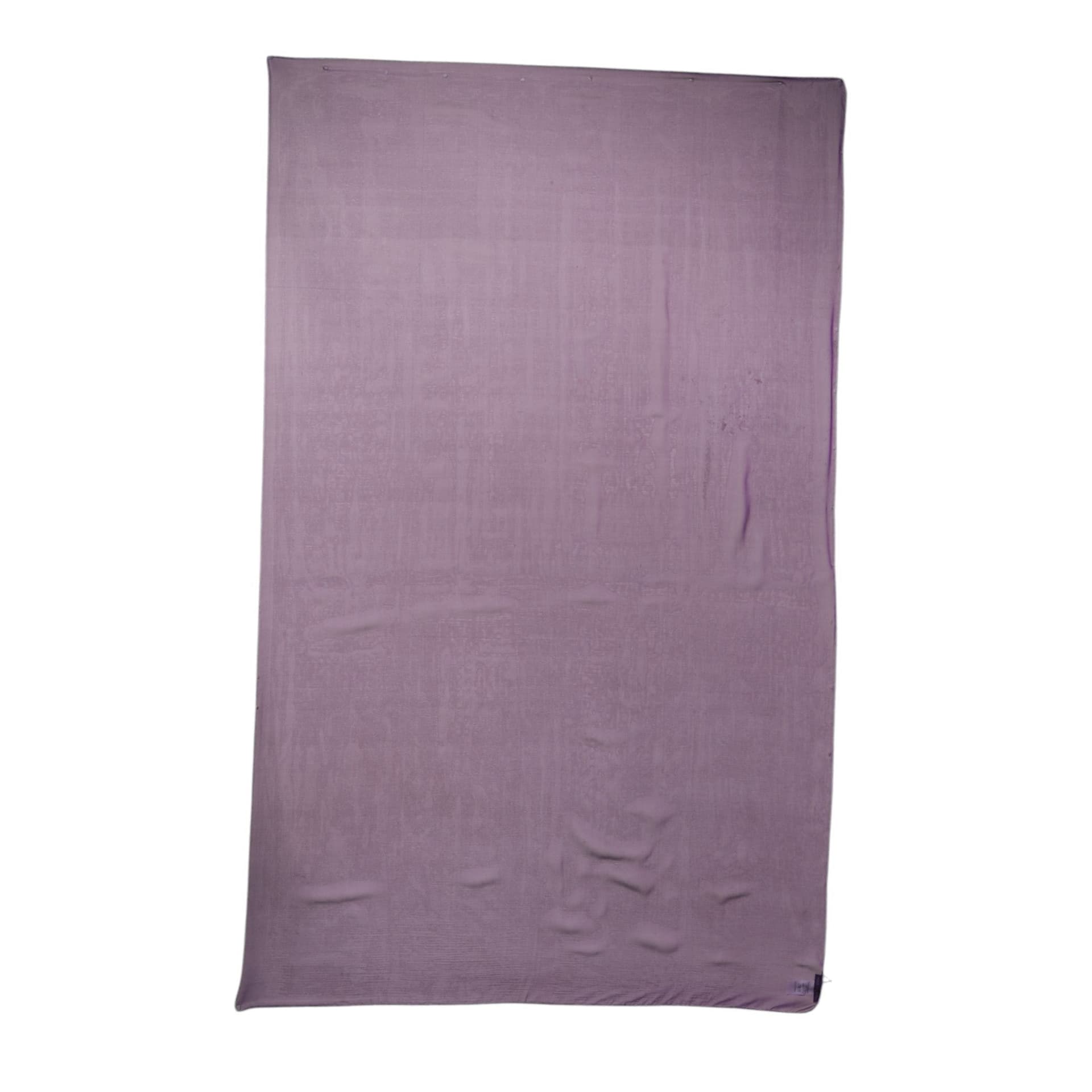 Dolce & Gabbana Purple Silk Rectangle Wrap Shawl Scarf - 3