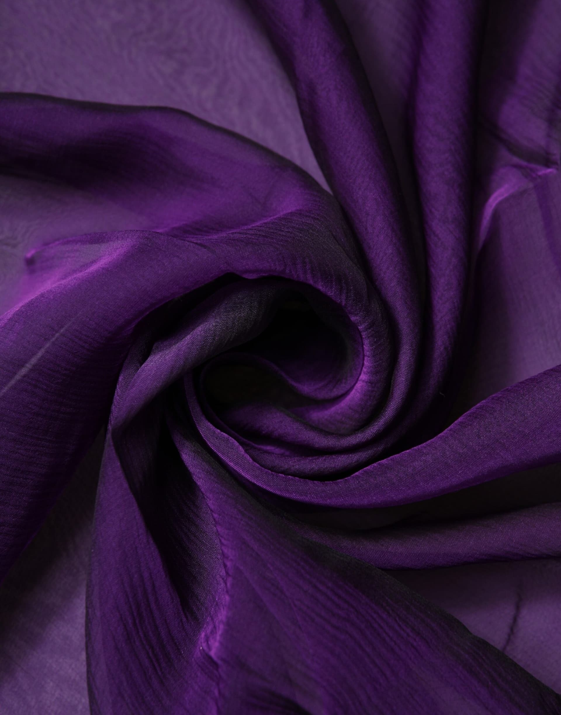 Dolce & Gabbana Purple Silk Rectangle Wrap Shawl Scarf - 4