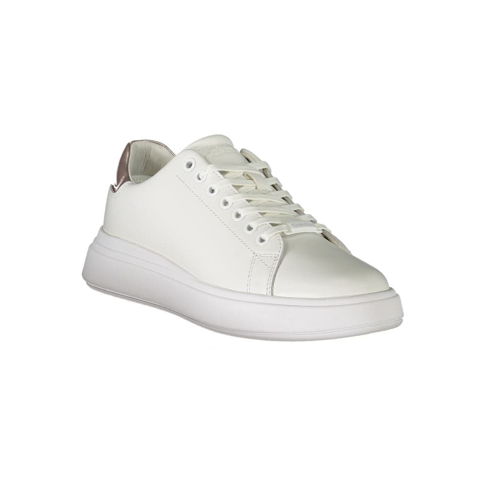 Calvin Klein White Leather Women Sneaker - 2