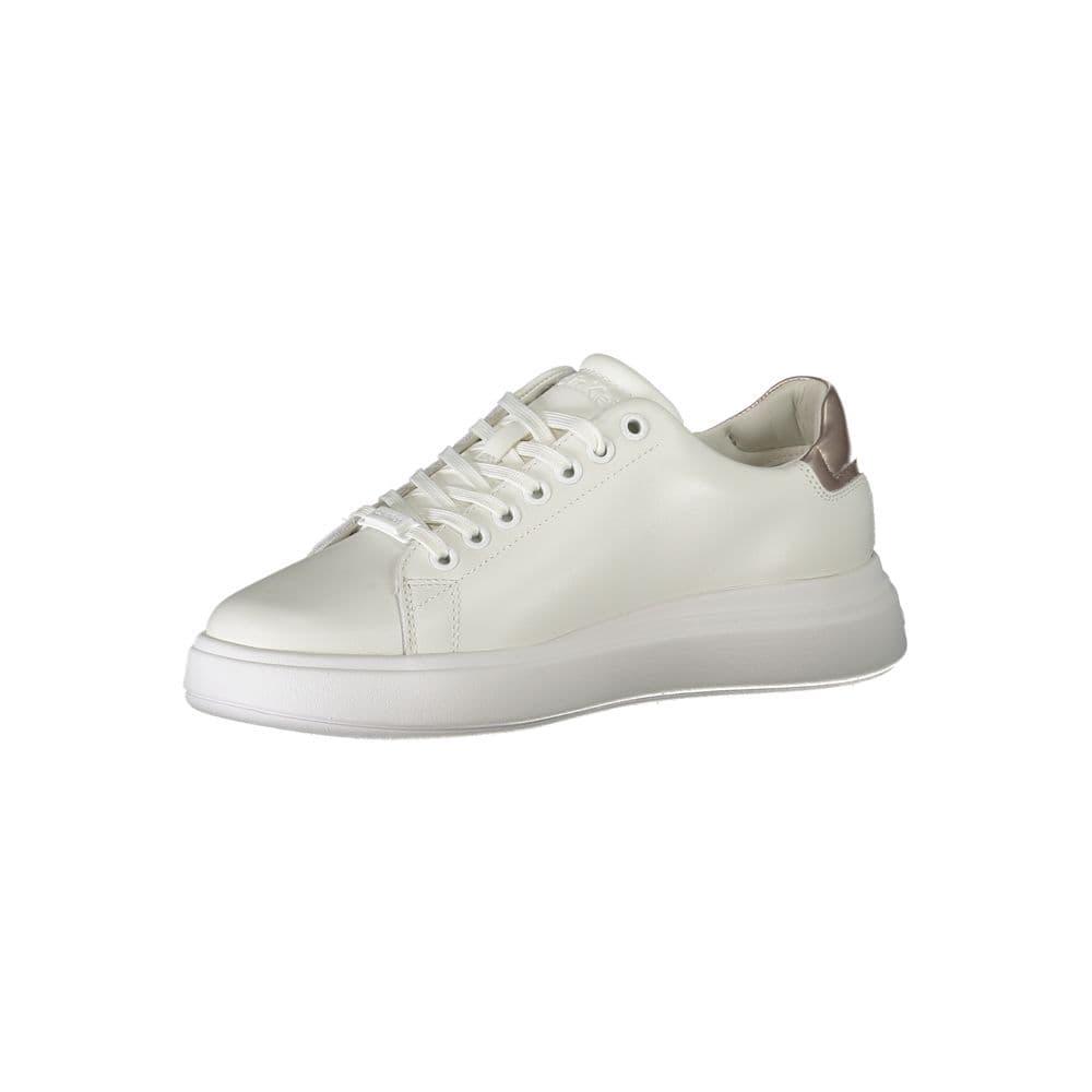 Calvin Klein White Leather Women Sneaker - 3