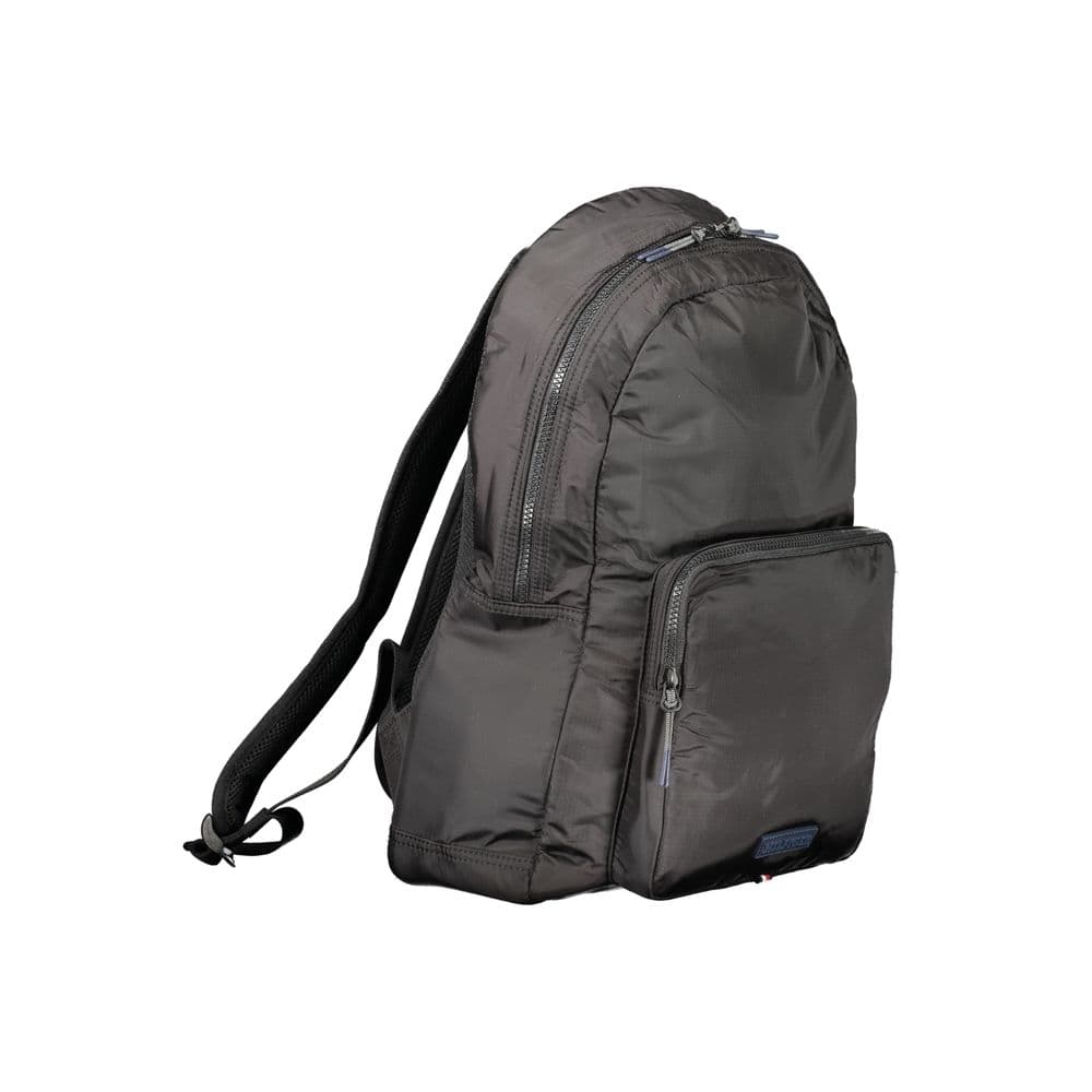 Tommy Hilfiger Black Polyurethane Men Backpack - 3