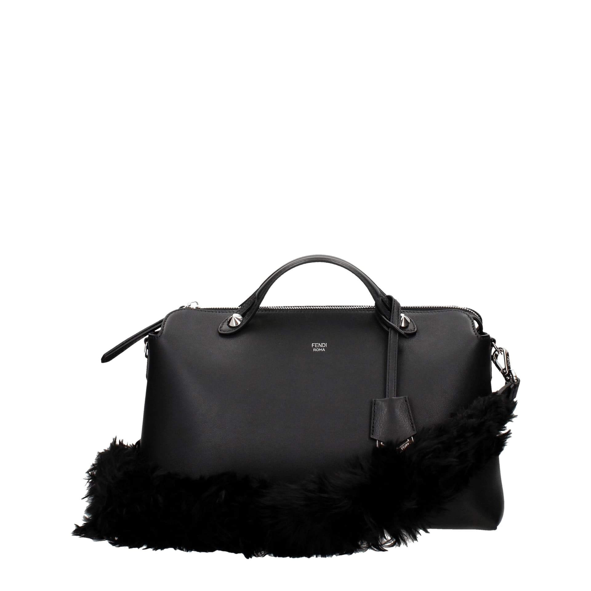 Fendi Black Leather Shoulder Bag - 2