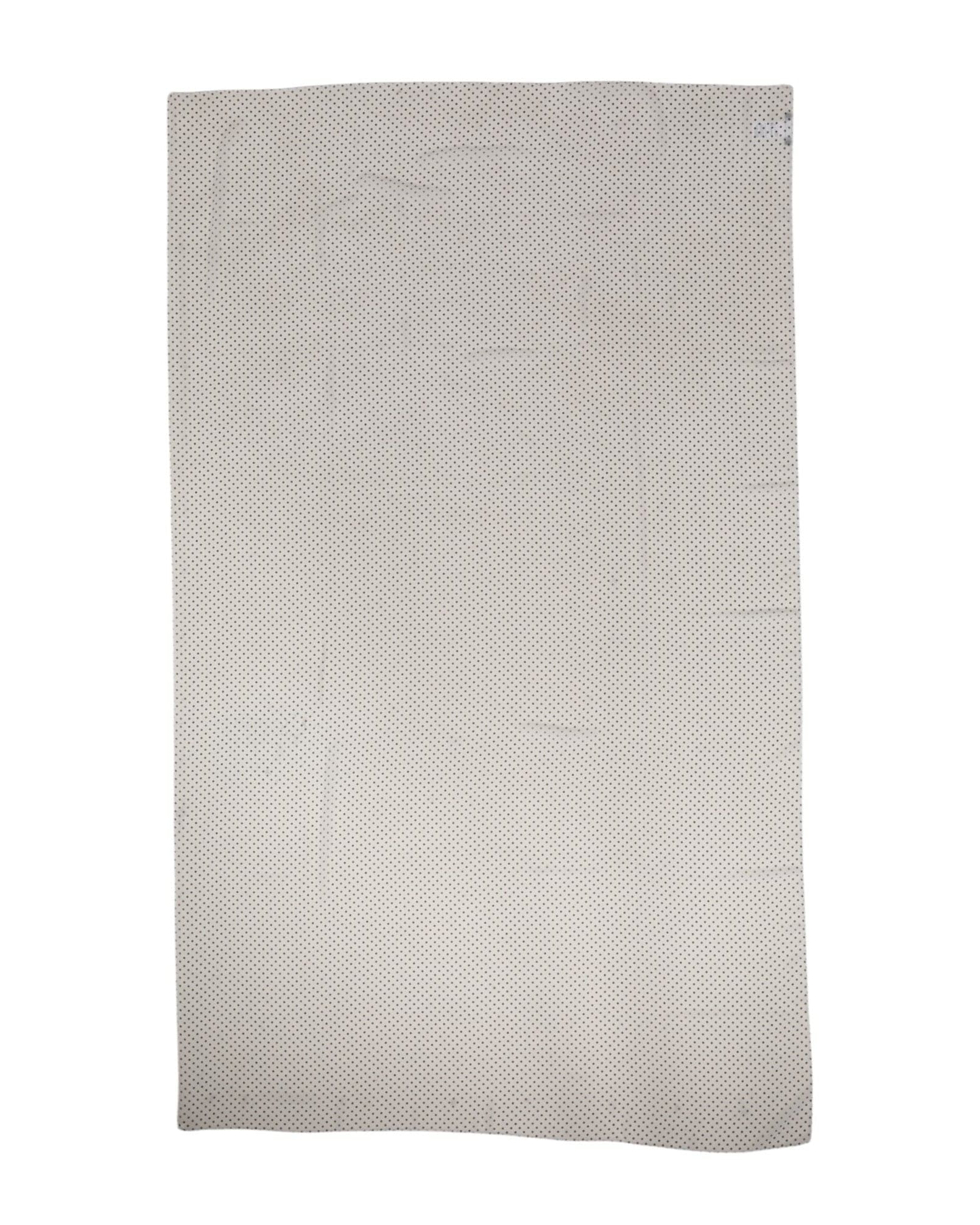 Dolce & Gabbana White Polka Dots Polyester Wrap Shawl Scarf - 3