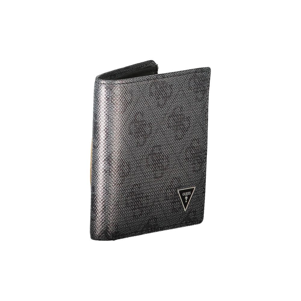 Guess Jeans Black Leather Men's Wallet - 3
