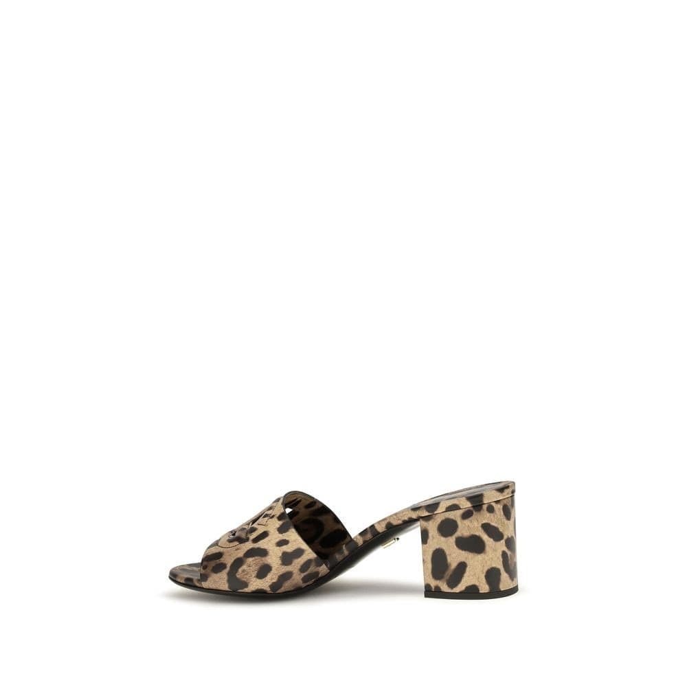 Dolce & Gabbana Beige Calf Leather Bos Taurus Mules - 3