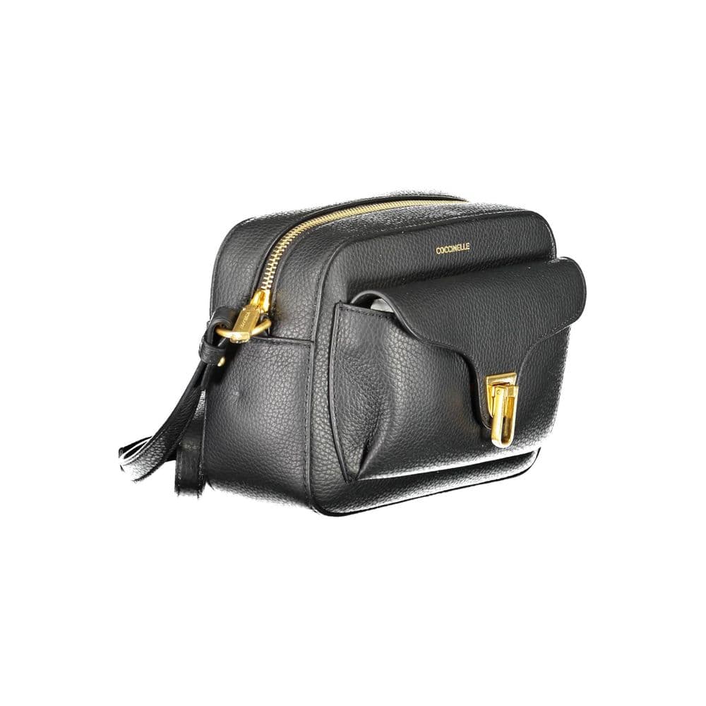 Coccinelle Black Leather Women Shoulder Bag - 3