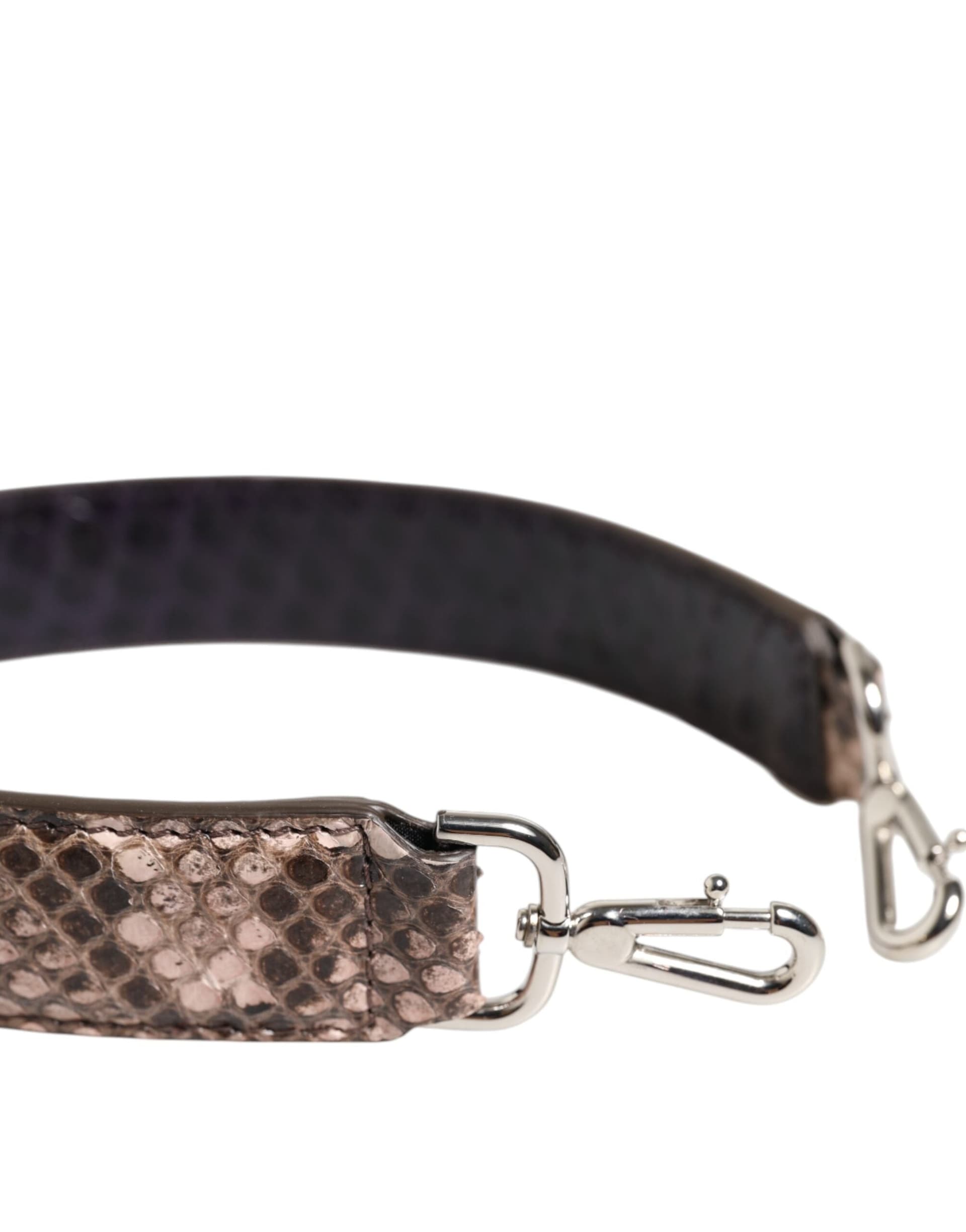Dolce & Gabbana Brown Exotic Leather Handbag Accessory Shoulder Strap - 4