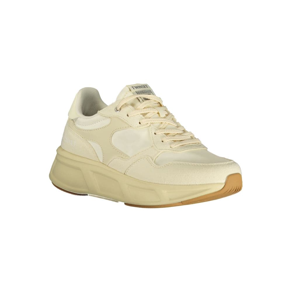 Twinset Beige Polyurethane Women Sneaker - 2