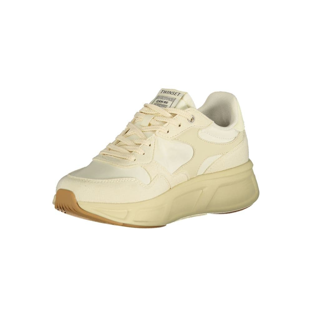 Twinset Beige Polyurethane Women Sneaker - 3