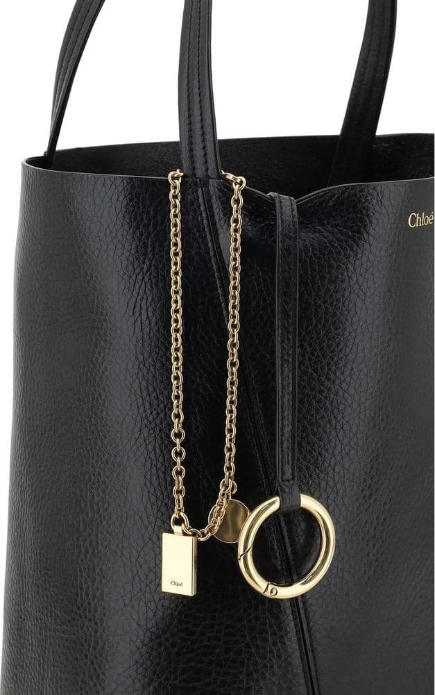 Chloé Black Calf Leather Bos Taurus Shoulder Bag - 4