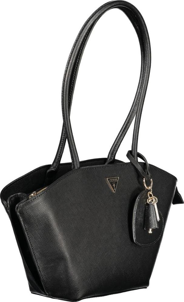 Guess Jeans Black Polyurethane Women's Handbag - 3