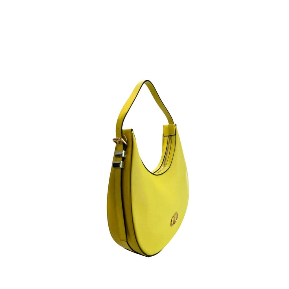 Twinset Yellow PU Women Shoulder Bag - 2