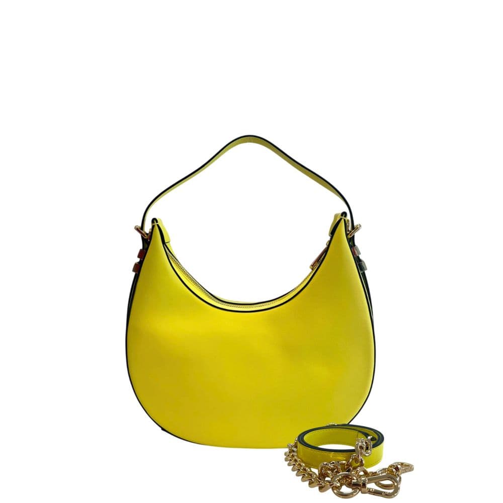 Twinset Yellow PU Women Shoulder Bag - 3
