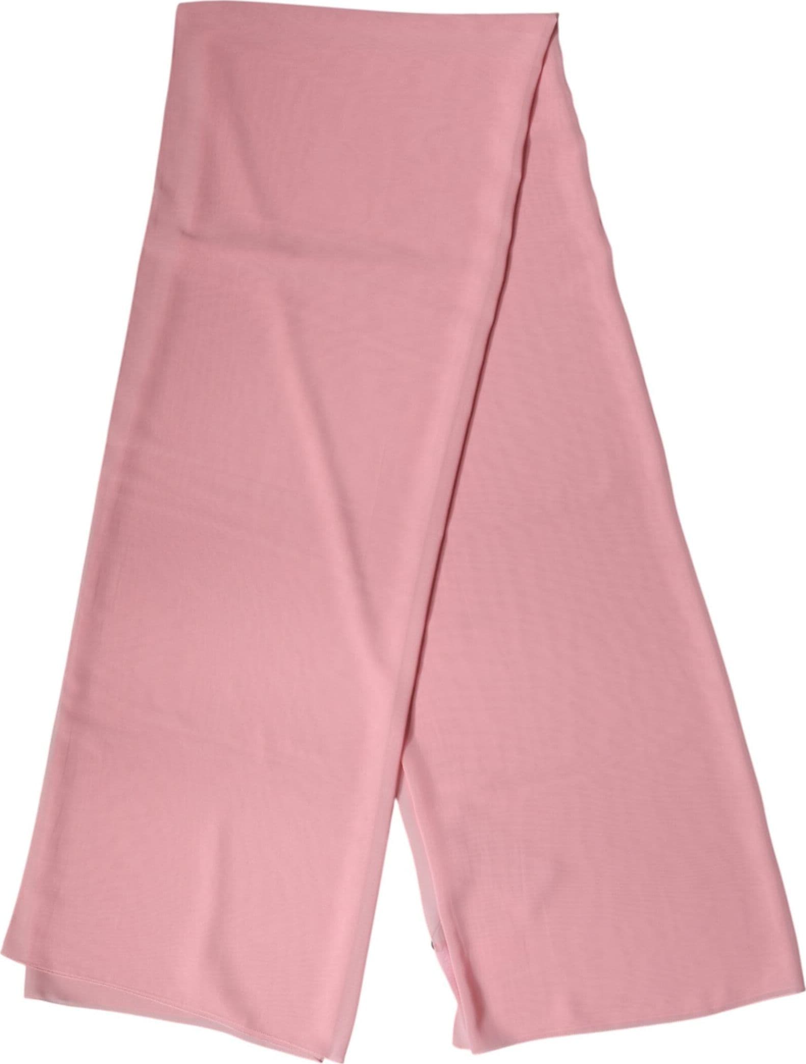 Dolce & Gabbana Pink Silk Stole Neck Wrap Shawl Men  Scarf - 2
