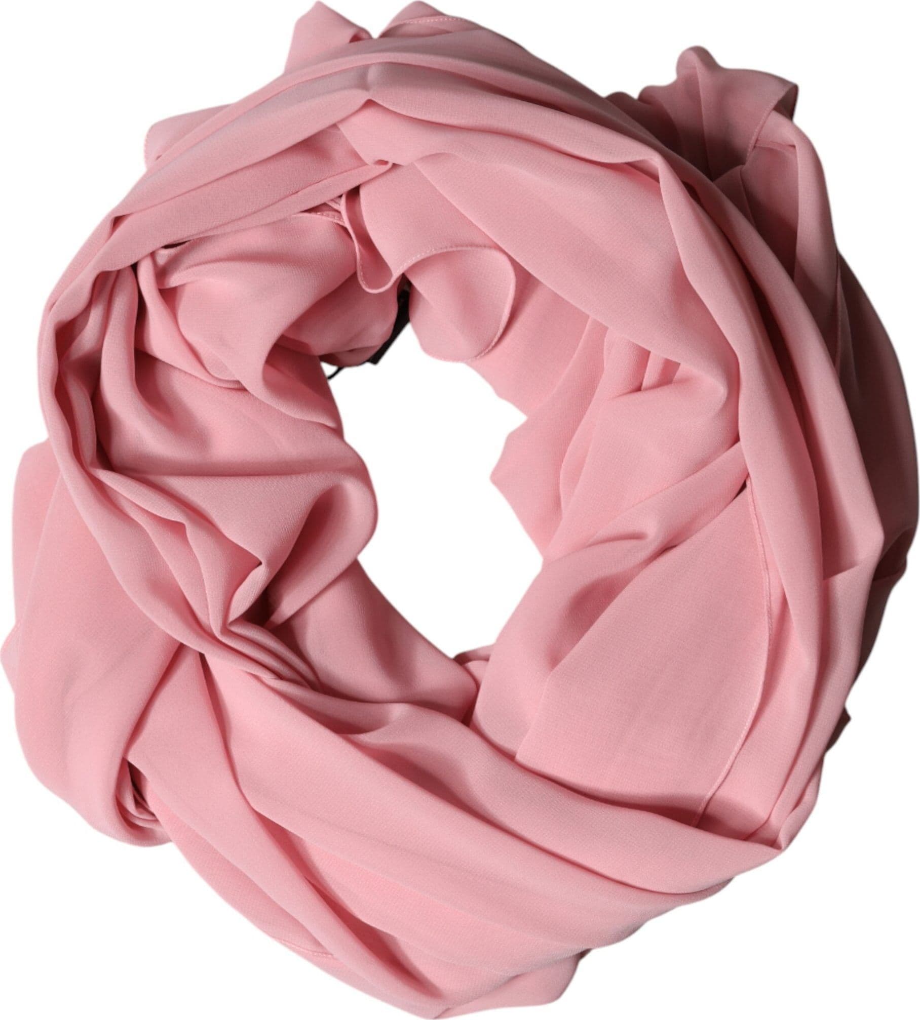 Dolce & Gabbana Pink Silk Stole Neck Wrap Shawl Men  Scarf - 5
