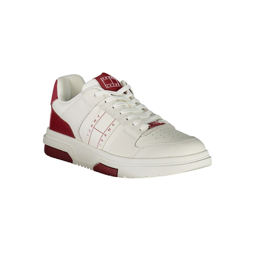 Tommy Hilfiger Red Polyurethane Men's Sneaker - 2