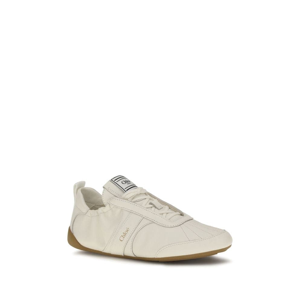 Chloé Beige Fabric Athletic Sneakers - 2