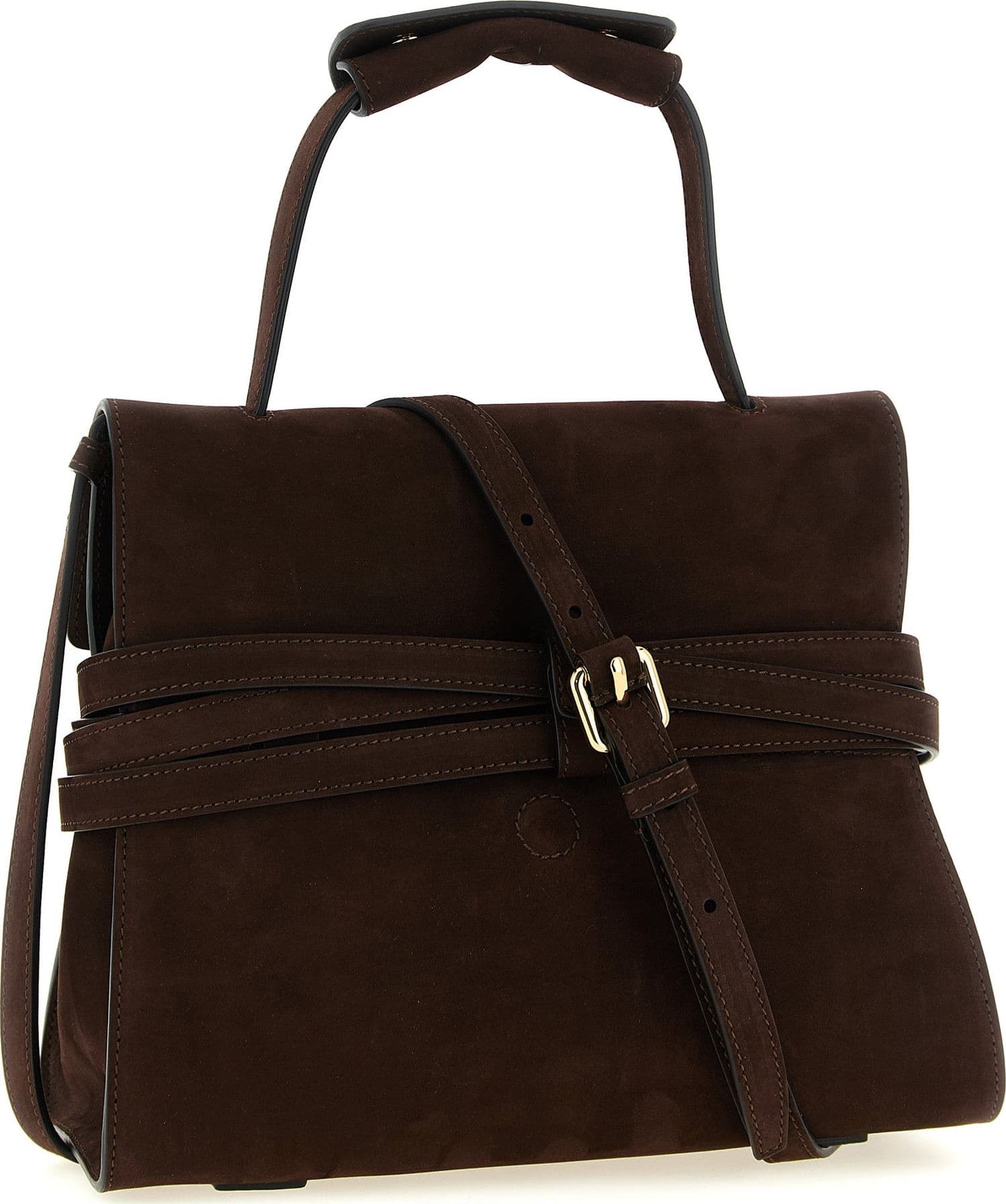 Moschino Brown Calfskin Handbag - 2