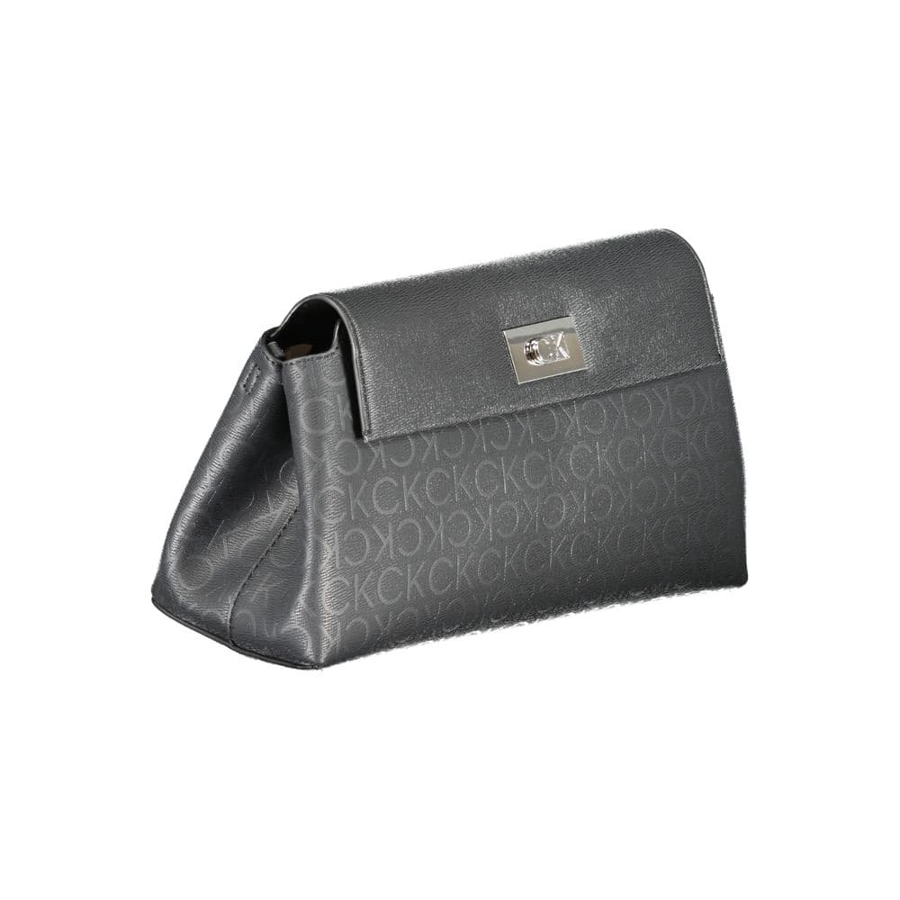 Calvin Klein Black Polyester Women's Shoulder Bag - 3