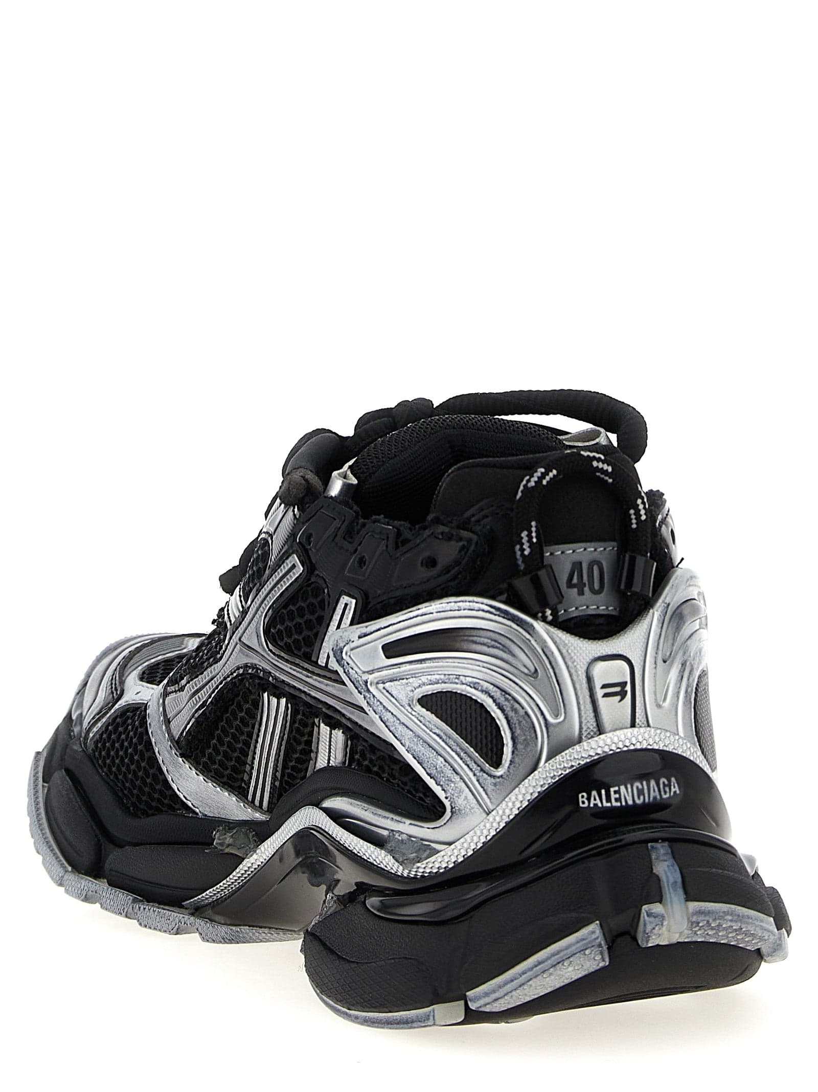 Balenciaga Black Polyethylene Athletic Sneakers - 3