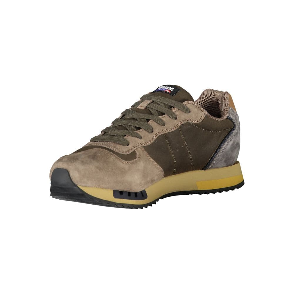 Blauer Green Leather Men Sneaker - 3