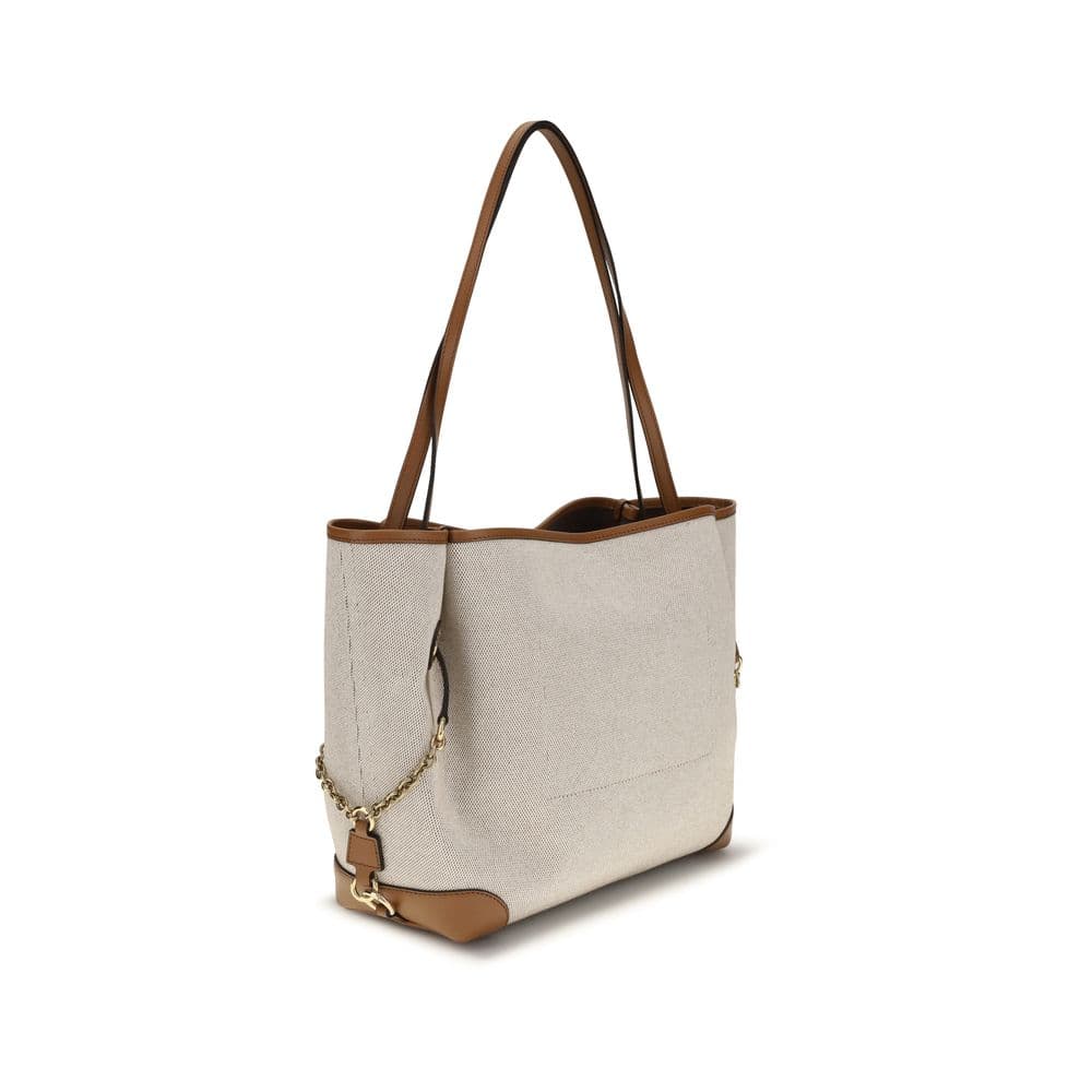 Chloé Beige Cotton Shoulder Bag - 3