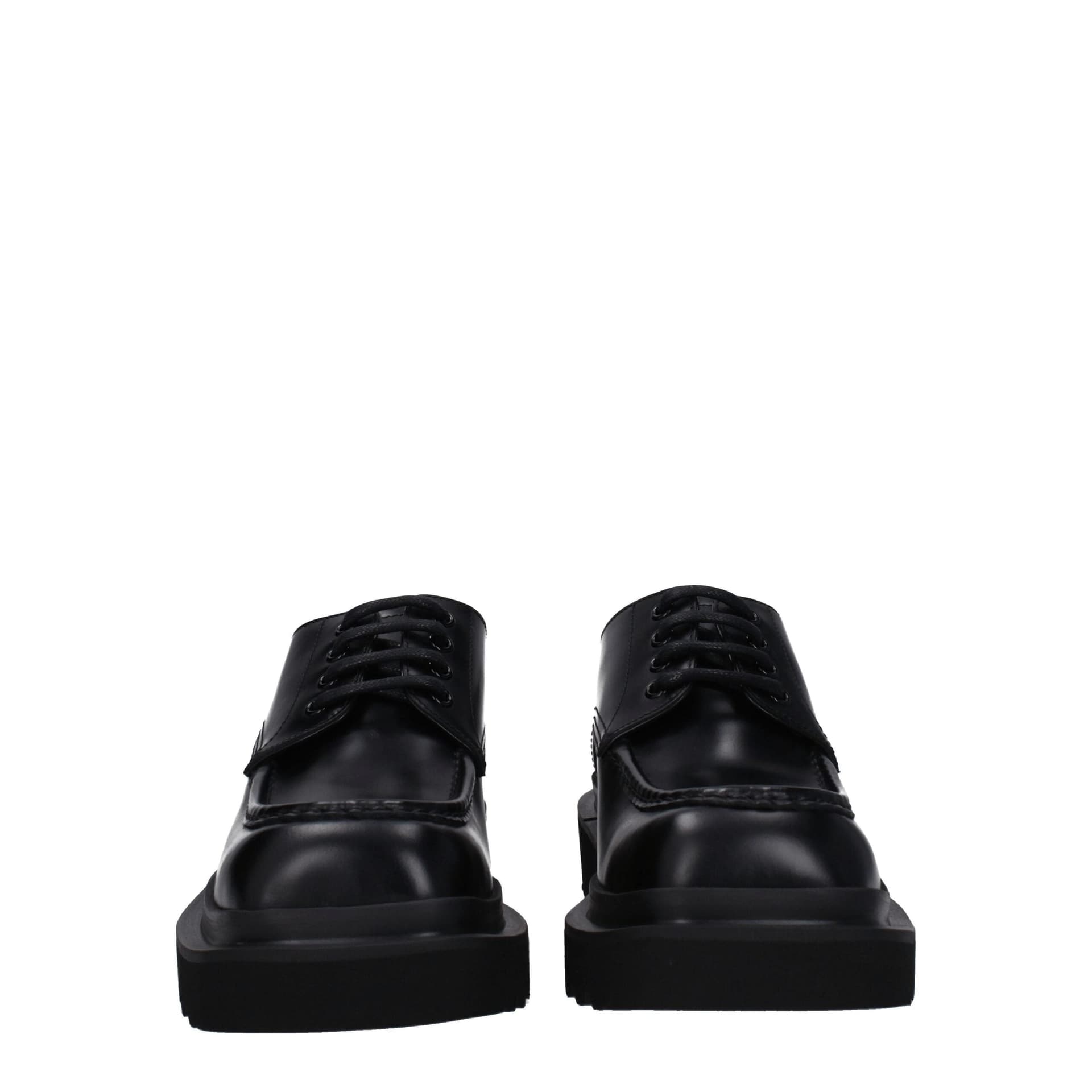 Dolce & Gabbana Black Leather Oxfords And Derbies - 3