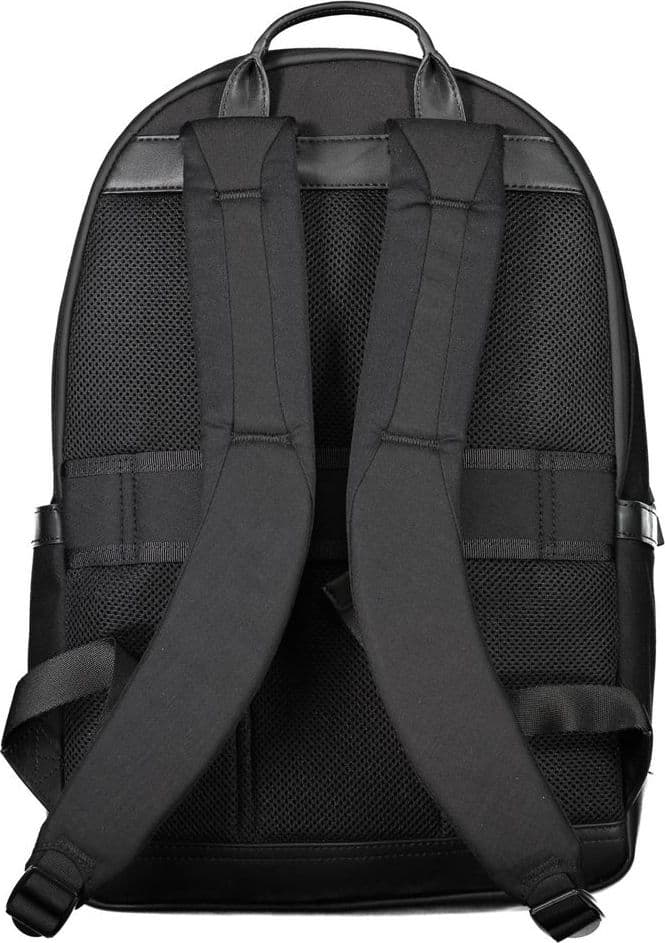 Tommy Hilfiger Black Nylon Men Backpack - 2