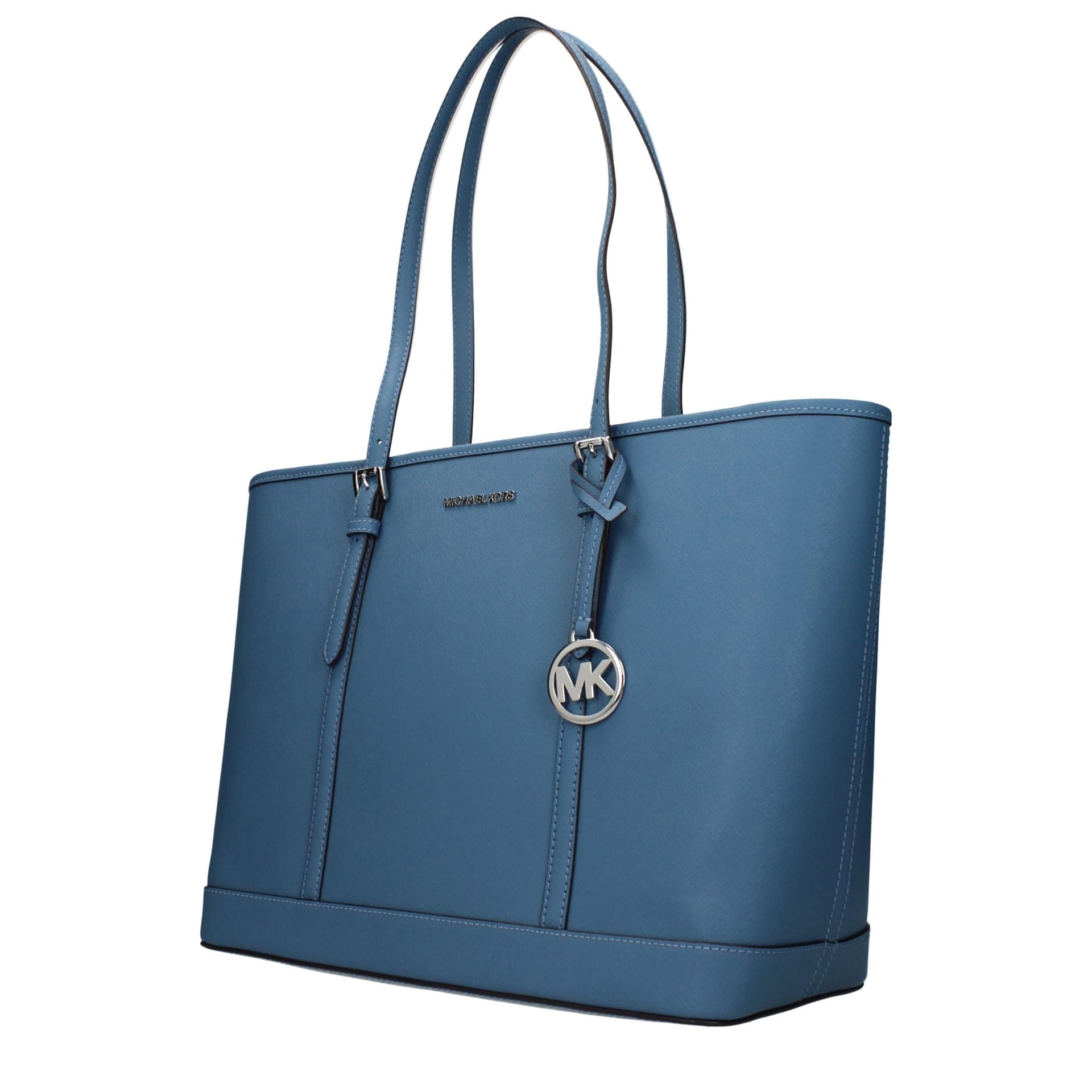 Michael Kors Blue Leather Shoulder Bag - 2