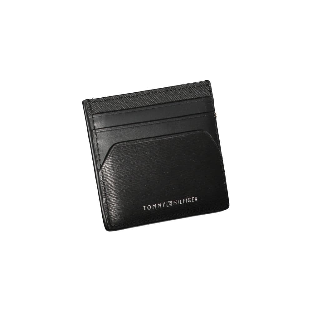 Tommy Hilfiger Black Leather Men Wallet - 3