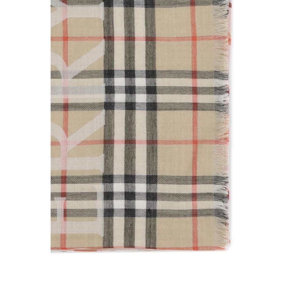Burberry Beige Wool Scarf - 3
