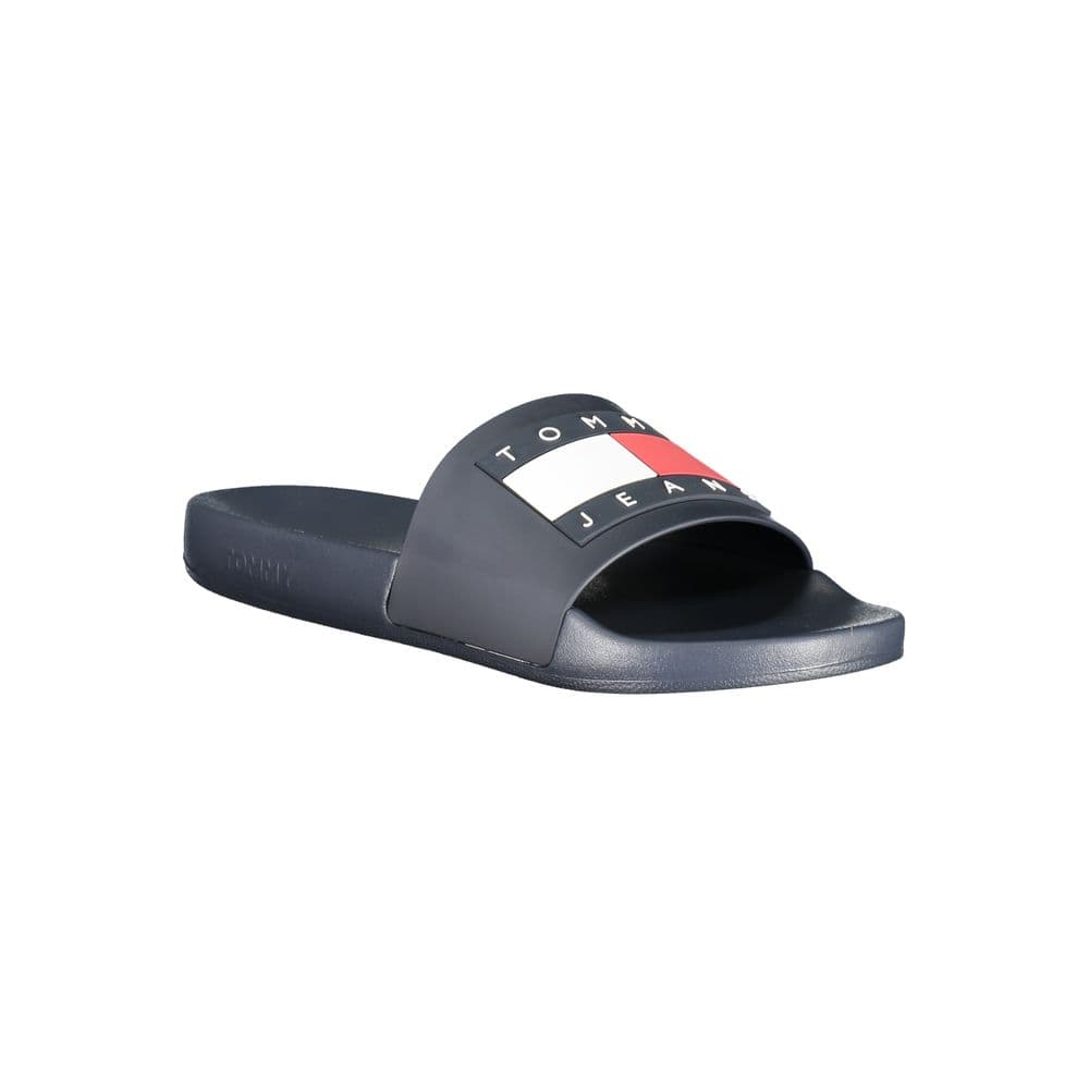 Tommy Hilfiger Blue Polyurethane Men's Slipper - 2