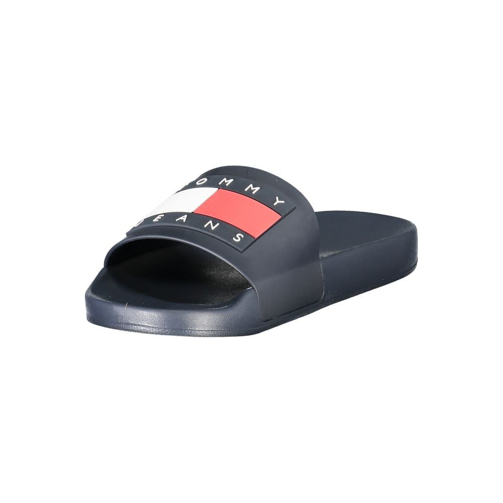 Tommy Hilfiger Blue Polyurethane Men's Slipper - 3