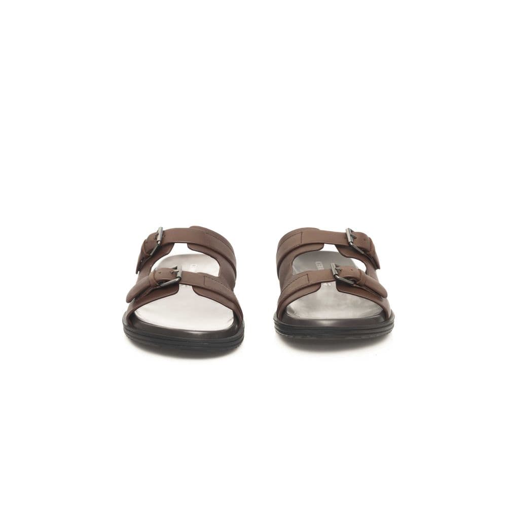 Cerruti 1881 Brown Cowhide Men Sandal - 2